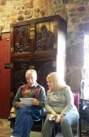 Larry and Yolanda reading together
