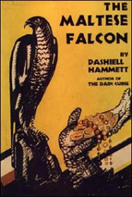 Maltese Falcon-yellow book cover